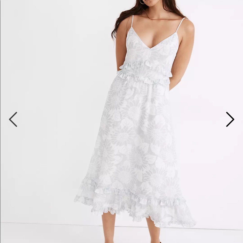 Madewell sunflower dress size 6